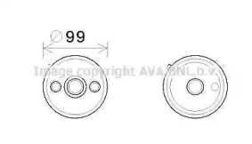 Теплообменник AVA QUALITY COOLING VW3358