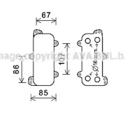 Теплообменник AVA QUALITY COOLING VW3392