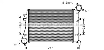 Теплообменник AVA QUALITY COOLING VW4268