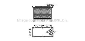 Теплообменник AVA QUALITY COOLING VW4397