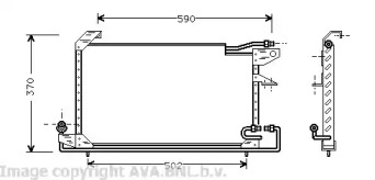 Конденсатор AVA QUALITY COOLING VW5151