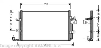 Конденсатор AVA QUALITY COOLING VW5176