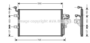 Конденсатор AVA QUALITY COOLING VW5181