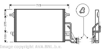 Конденсатор AVA QUALITY COOLING VW5189