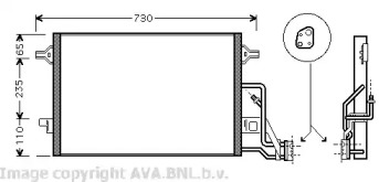 Конденсатор AVA QUALITY COOLING VW5190