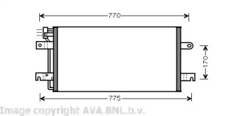 Конденсатор AVA QUALITY COOLING VW5197