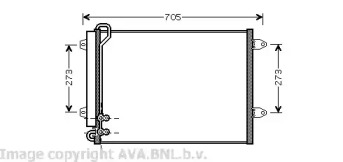 Конденсатор AVA QUALITY COOLING VW5225