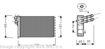 Теплообменник AVA QUALITY COOLING VW6173