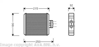 Теплообменник AVA QUALITY COOLING VW6196