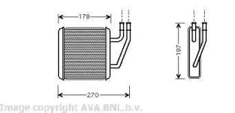 Теплообменник AVA QUALITY COOLING VW6203