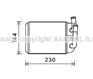 Теплообменник AVA QUALITY COOLING VW6381