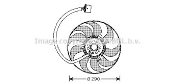 Вентилятор AVA QUALITY COOLING VW7520