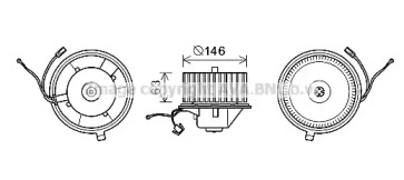 Электродвигатель AVA QUALITY COOLING VW8349