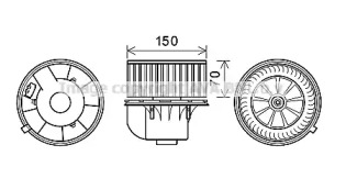 Электродвигатель AVA QUALITY COOLING VW8354