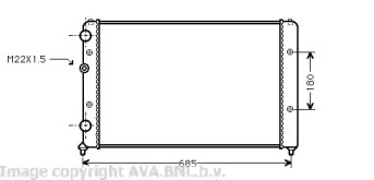 Теплообменник AVA QUALITY COOLING VWA2115