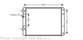 Теплообменник AVA QUALITY COOLING VWA2249