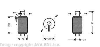 Осушитель AVA QUALITY COOLING VWD051