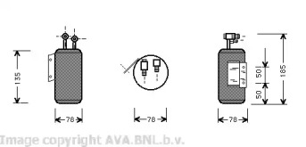 Осушитель AVA QUALITY COOLING VWD169