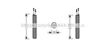 Осушитель AVA QUALITY COOLING VWD297