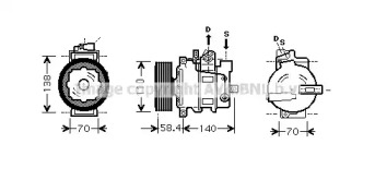 Компрессор AVA QUALITY COOLING VWK265