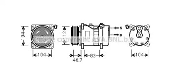 Компрессор AVA QUALITY COOLING VWK288