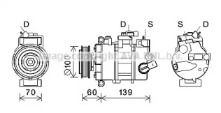 Компрессор AVA QUALITY COOLING VWK356