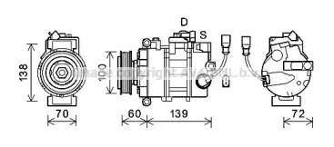 Компрессор AVA QUALITY COOLING VWK382