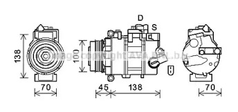 Компрессор AVA QUALITY COOLING VWK384