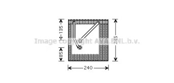 Испаритель AVA QUALITY COOLING VWV242