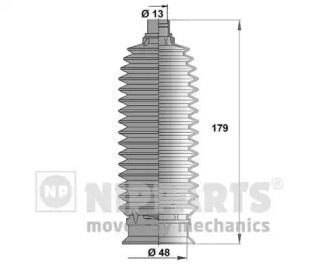 Комплект пыльника NIPPARTS J2840303