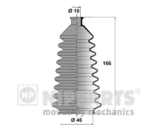 Комплект пыльника NIPPARTS J2848000