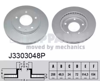 Тормозной диск NIPPARTS J3303048P