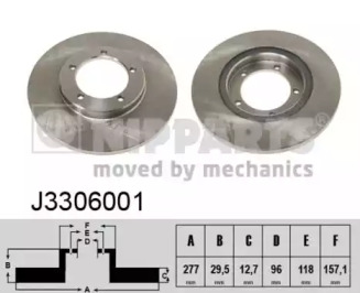 Тормозной диск NIPPARTS J3306001