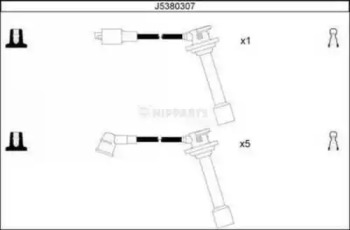 Комплект электропроводки NIPPARTS J5380307