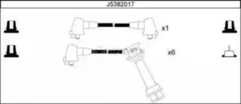 Комплект электропроводки NIPPARTS J5382017