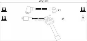 Комплект электропроводки NIPPARTS J5382032