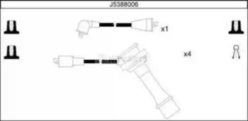 Комплект электропроводки NIPPARTS J5388006