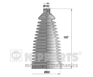 Комплект пыльника NIPPARTS N2842045