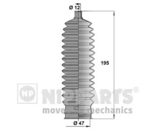 Комплект пыльника NIPPARTS N2844011