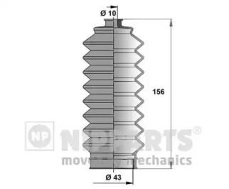 Комплект пыльника NIPPARTS N2844012