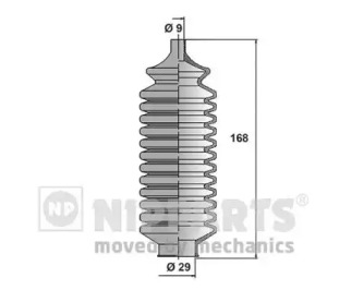 Комплект пыльника NIPPARTS N2845001