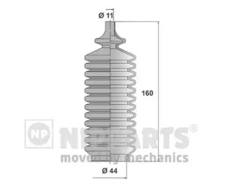 Комплект пыльника NIPPARTS N2845008