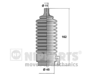 Комплект пыльника NIPPARTS N2845009