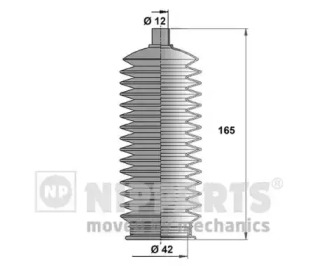 Комплект пыльника NIPPARTS N2847015