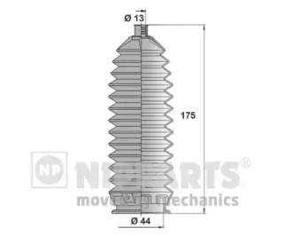 Комплект пыльника NIPPARTS N2848005