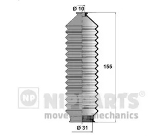 Комплект пыльника NIPPARTS N2851011