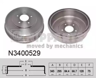 Тормозный барабан NIPPARTS N3400529