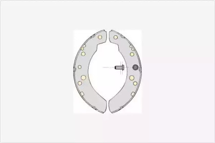 Комлект тормозных накладок MGA M646