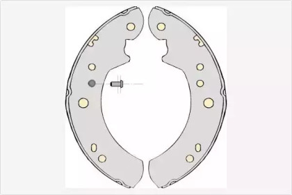 Комлект тормозных накладок MGA M647
