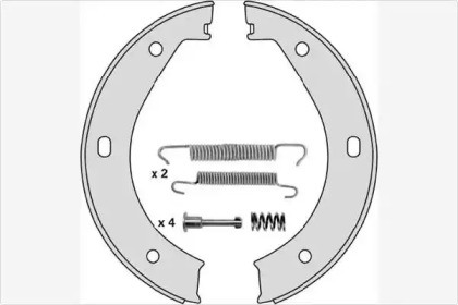 Комлект тормозных накладок MGA M685R